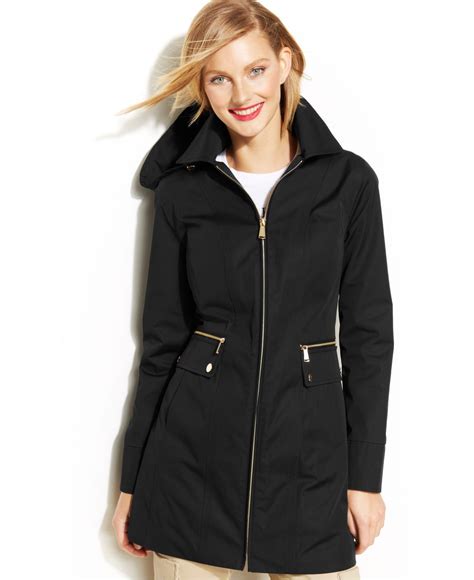 michael kors raincoat women|Michael Kors rain coats women.